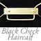Black Check Haircalf